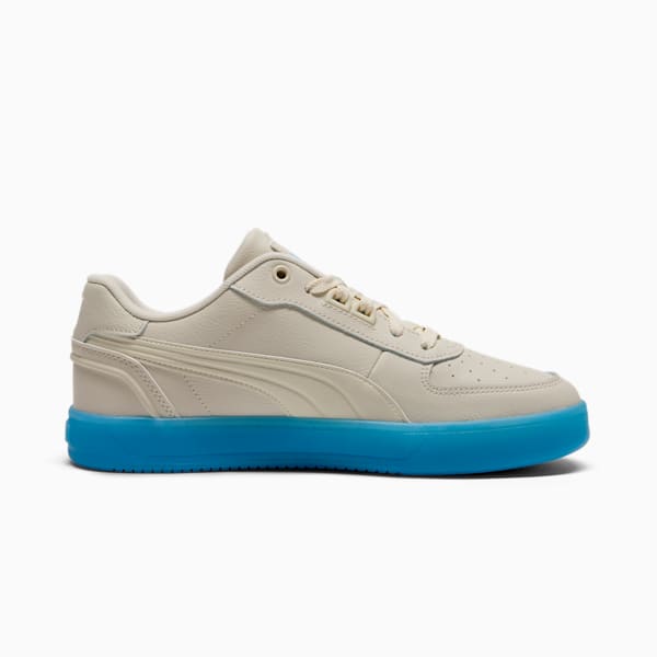 Sneakers PUMA Caven 2.0 Lux Gum Homme, Alpine Snow-Alpine Snow-Team Light Blue, extralarge